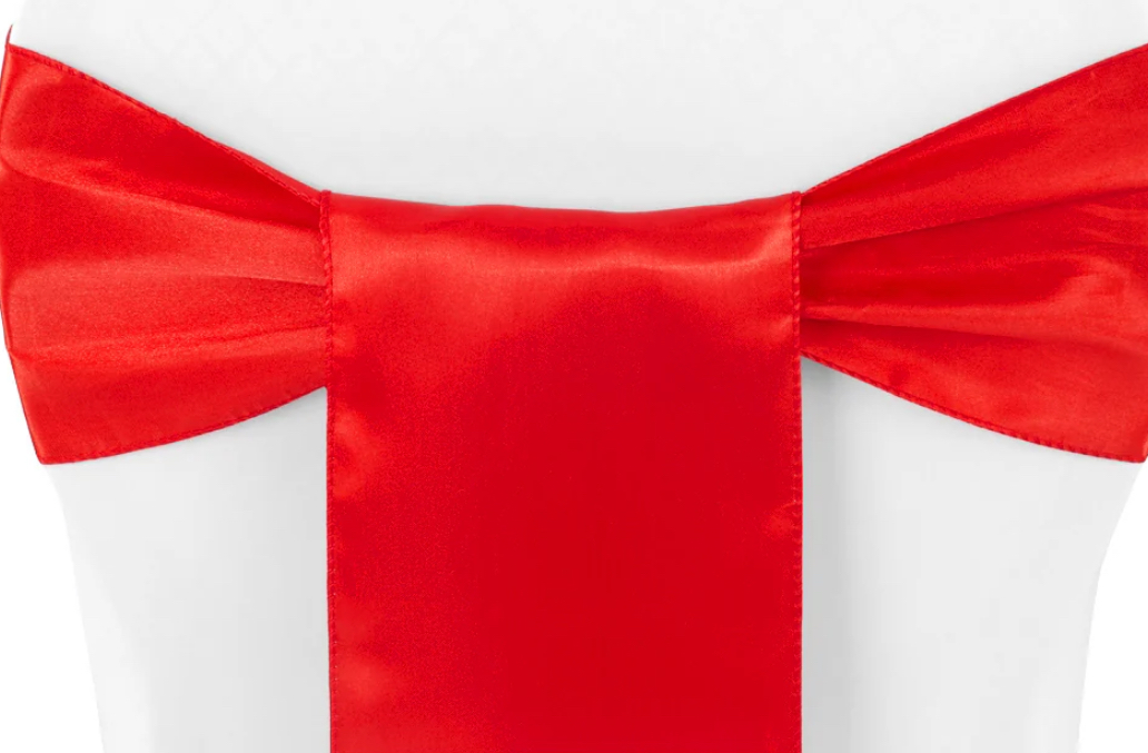 Red chair ribbon 
